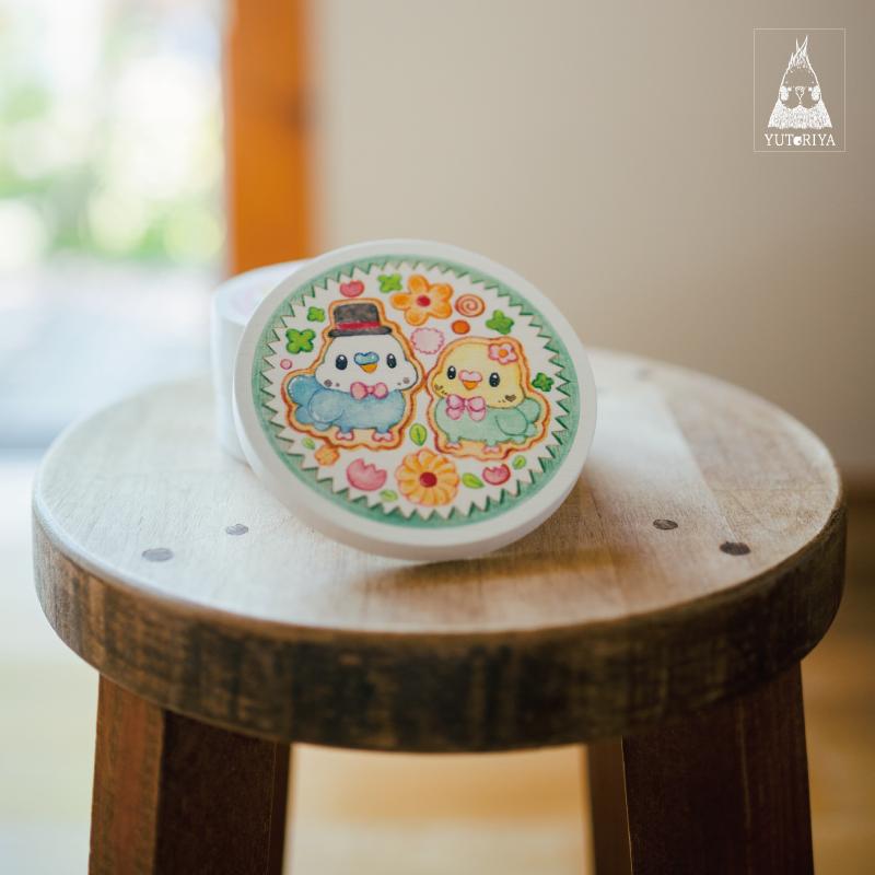 珪藻土コースター｜インコ オカメインコ セキセイインコ 文鳥 張り付かない 吸水性 |  | 06