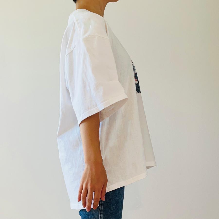 ビッグTシャツ フィンチぞろぞろ 文鳥 キンカチョウ 大きいサイズ Tシャツ 男女兼用 ユニセックス 白 鳥 可愛い かわいい |  | 05
