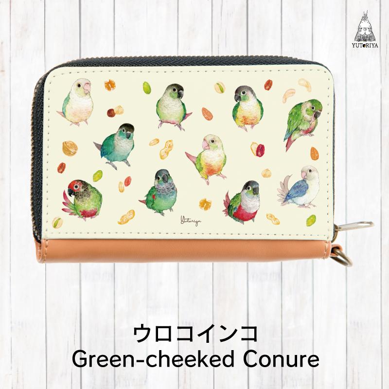 コインパスケース ミニ財布 パスケース インコ 小鳥 かわいい 小銭入れ |  | 05
