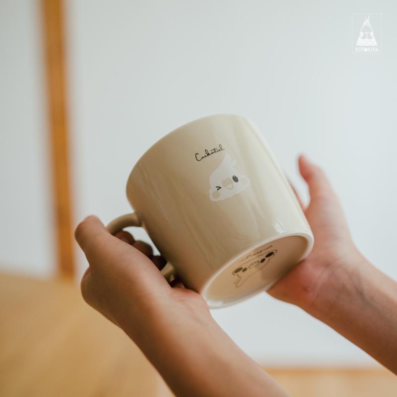 マグカップ ゆとり屋 電子レンジ可 食洗器可 カフェ インコ 鳥 可愛い かわいい |  | 16