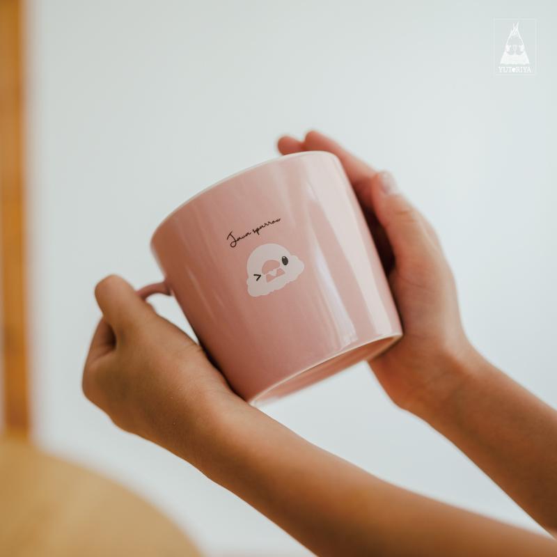 マグカップ ゆとり屋 電子レンジ可 食洗器可 カフェ インコ 鳥 可愛い かわいい |  | 06