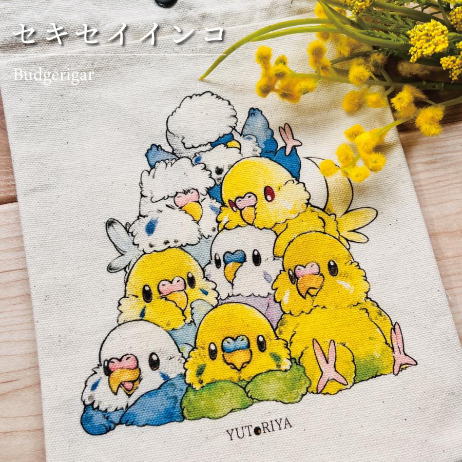 サコッシュ スマホポーチ ミニバッグ ミニショルダー 斜めがけ インコ 鳥 グッズ 可愛い かわいい |  | 11