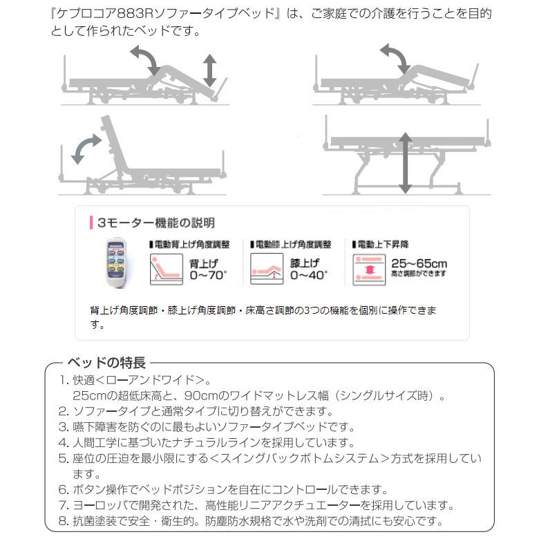 電動ベッド 中古 シーホネンス ケプロコア 820Rレギュラー 木製
