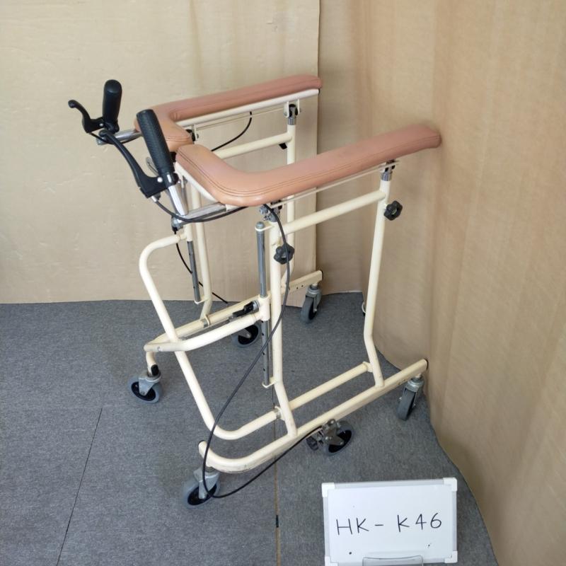 Cランク品 中古歩行器 松永製作所 6輪歩行器ホップステップ SM-40 HK-K46 :HK-K46:福祉用具リサイクル店・ゆとりっぷ 通販 シルバーカー ホップステップ 6輪歩行器 歩行車