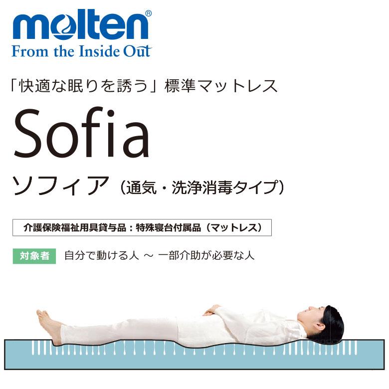 molten ソフィア 介護用マットレス 品 リバーシブル 介護ベッド 美品15