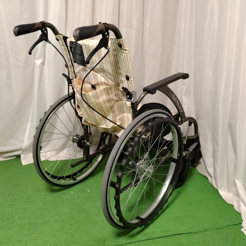 中古 車椅子 Bランク カワムラサイクル 自走式車椅子 ウェイビット WA22-40S ノーパンクタイヤ WC-12728 : 福祉用具 ...