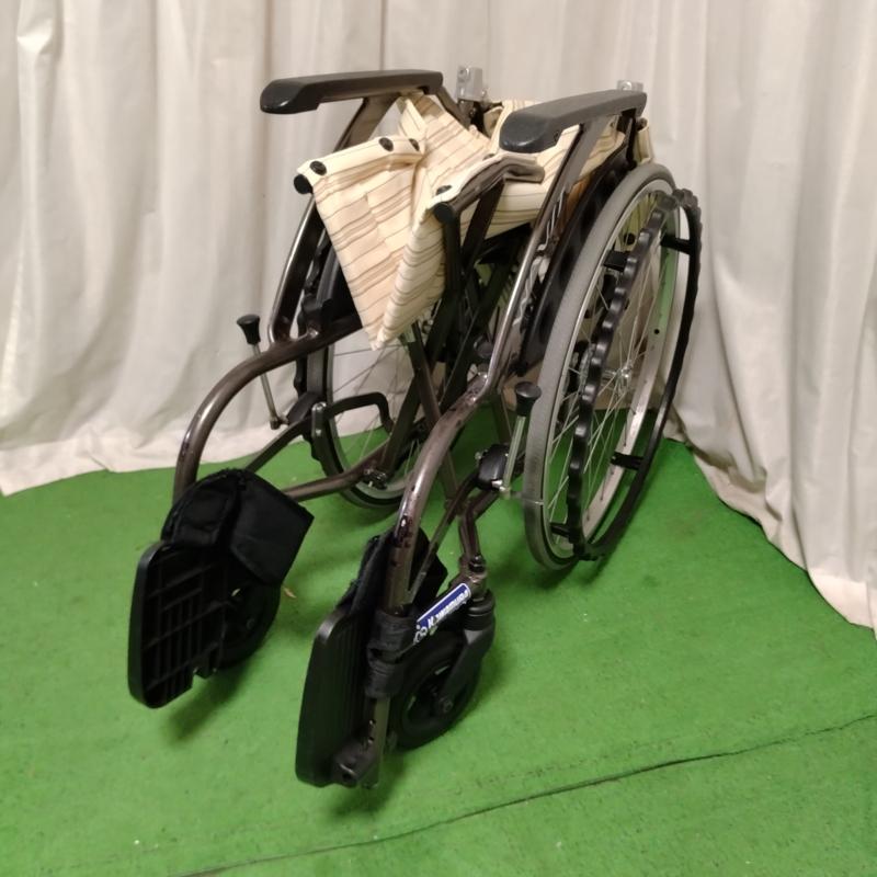 中古 車椅子 Bランク カワムラサイクル 自走式車椅子 ウェイビット WA22-40S ノーパンクタイヤ WC-12728 : 福祉用具 ...
