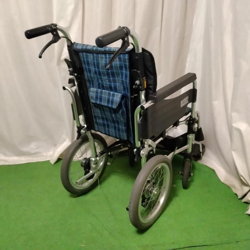 中古 車椅子 Bランク ミキ 介助式 SKT-2 軽量 コンパクト 折りたたみ WC-12936 : 福祉用具リサイクル店・ゆとりっぷ ...