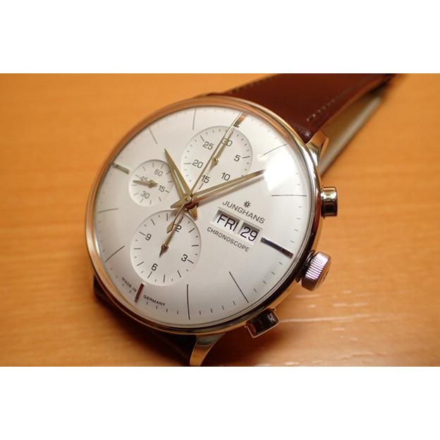 ユンハンス 腕時計 マイスター クロノスコープ 自動巻クロノグラフ 腕時計 meister chronoscope 40.7mm 027 4120 01 正規商品｜yuubido-oyabu｜14