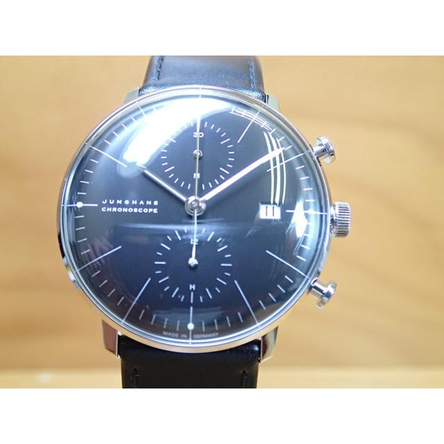 ユンハンス 腕時計 マックスビル バイユンハンス 腕時計 MAX BILL BY JUNGHANS Chronoscope 40mm マックスビル クロノスコープ 027 4601 00 正規商品｜yuubido-oyabu｜03