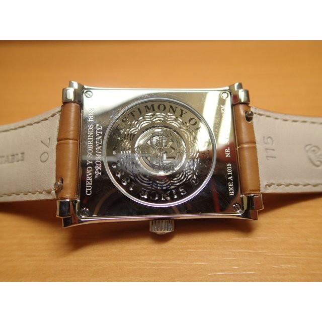 クエルボイソブリノス 腕時計 Cuervo y Sobrinos プロミネンテ クラシコ 正規商品 Ref.1015-1CO クエルボ・イ・ソブリノス 無金利分割も可能です｜yuubido-oyabu｜05