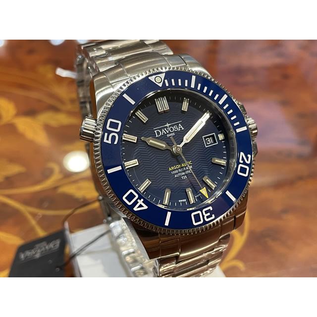 ダボサ 腕時計 DAVOSA Argonautic lumis アルゴノーティック ルミス 161.529.40 ブルー メンズ 42.5mm 正規輸入品 9827077の画像