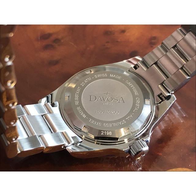ダボサ 腕時計 DAVOSA Ternos Vintage 自動巻 機械式 ダイバー モスグリーン文字盤 腕時計 161.555.70 メンズ 40mm 正規輸入品 9827045の画像