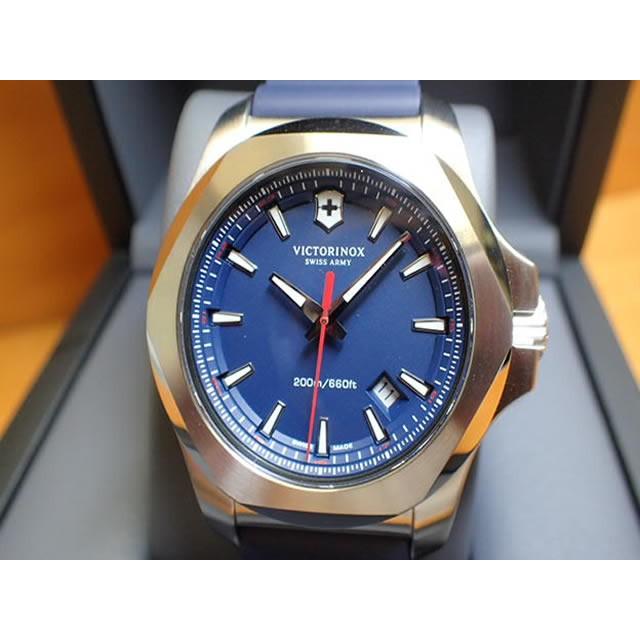 Victorinox Swiss Army INOX Blue Dial Blue Rubber Men