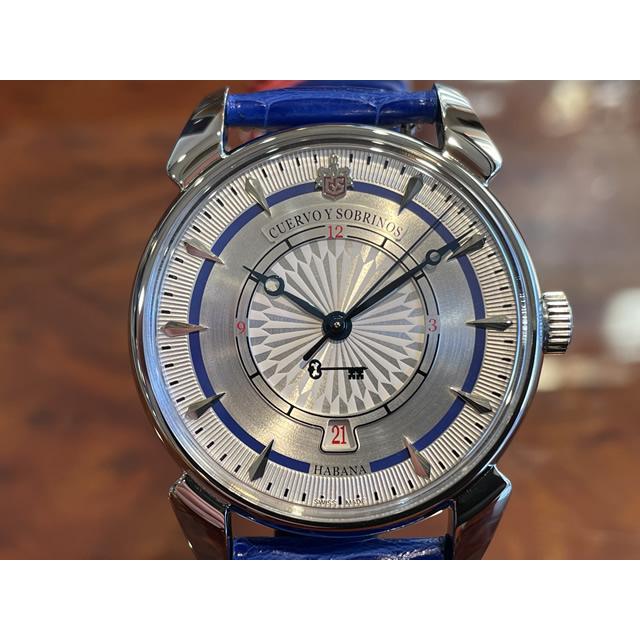 限定モデル　クエルボ・イ・ソブリノス　ヒストリアドール【正規品】純正革ベルト クエルボ・イ・ソブリノス（CUERVO Y SOBRINOS） 腕時計 ヒストリア