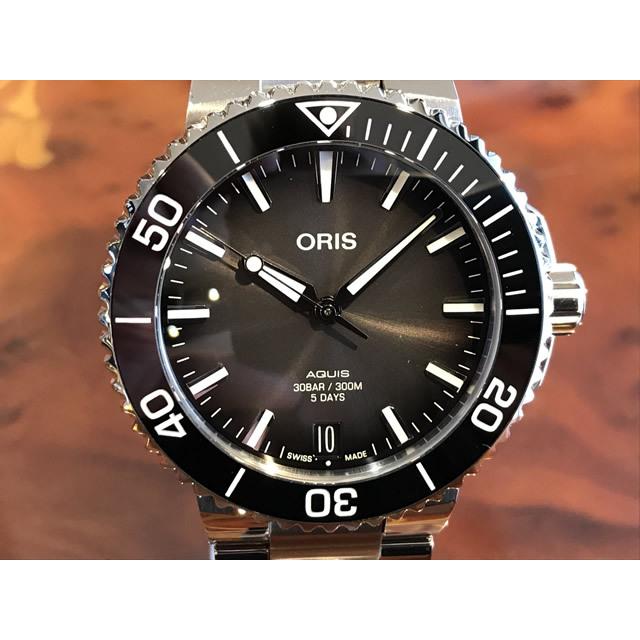 AQUIS オリス 腕時計 ORIS 新作は41.5mmのジャストサイズ 時計 自社