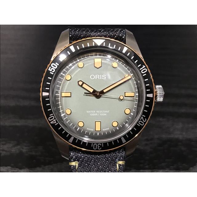DIVERS オリス 腕時計 ORIS x桃太郎ジーンズ ダイバース65特別モデル