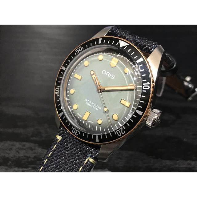 DIVERS オリス 腕時計 ORIS x桃太郎ジーンズ ダイバース65特別モデル
