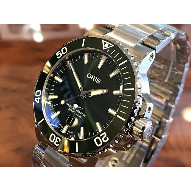 AQUIS オリス 腕時計 ORIS アクイス デイト 73377304157M メタル