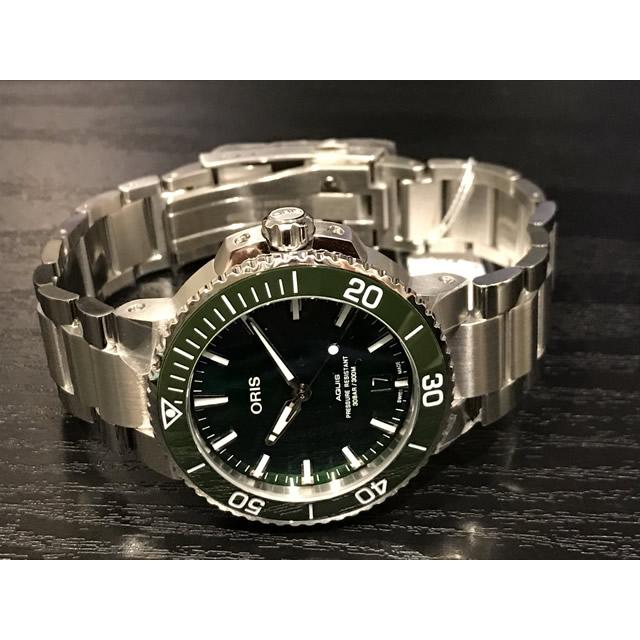 AQUIS オリス 腕時計 ORIS アクイス デイト 73377324157M メタル