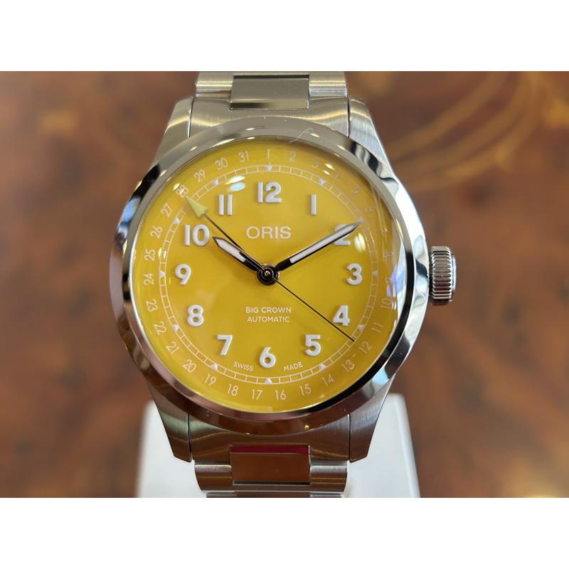 BIG CROWN オリス 時計 ビッグクラウン ポインターデイト 40mm メンズ