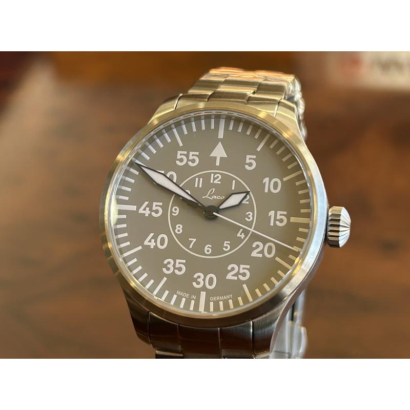 Laco（ラコ） 腕時計 Laco PILOT Aachen39 Grau パイロット アーヘン39