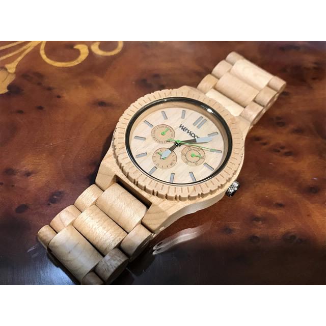 ウィーウッド WEWOOD 腕時計 ウッド/木製 KAPPA BEIGE 9818027 メンズ 正規輸入品｜yuubido-oyabu｜09