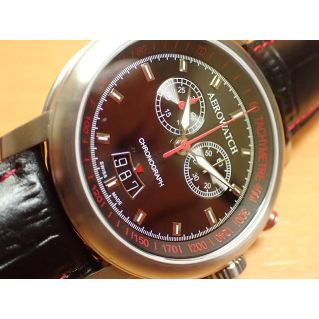 アエロ ウォッチ クロノグラフスポーツ 電池式 腕時計 AERO WATCH Chronograph Sport A87936AA01AERO WATCH アエロ ウォッチの画像