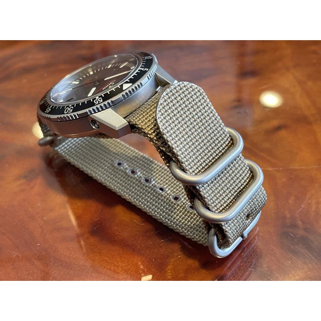 militad ml08 美品 中古 NATOベルト007　ミリタード ミリタリー 時計 NATO ベルト ストラップ ナイロン 時計バンド 20mm