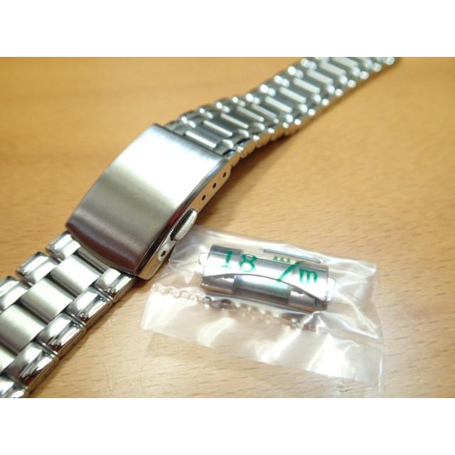値下げ　腕時計用メンズ金属ベルト18本　未使用① 18mm時計バンド(腕時計）ベルト18ミリ ステンレススチール
