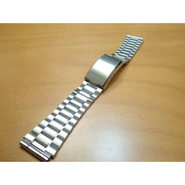 ステンレススチール ブレスレット 時計用 BAMBI（バンビ） 20mm 時計ベルト 腕時計 バンド20ミリ ステンレス