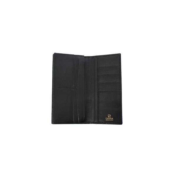 GREDEER クロコダイル 長財布 (小銭入付) GCKW001A-Z ブラックADVANTIQE FINISH こだわりの「日本製」の画像