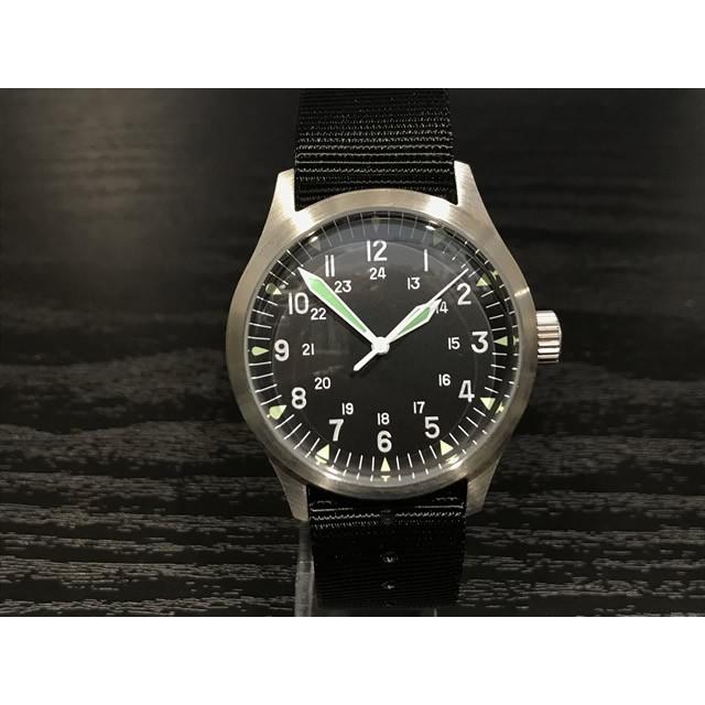 MWC ミリタリー ウォッチ カンパニー 38mm メンズ 腕時計 GG-W-113/100