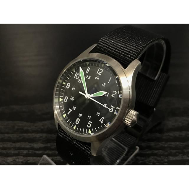 MWC ミリタリー ウォッチ カンパニー 38mm メンズ 腕時計 GG-W-113/100 自動巻き式の画像