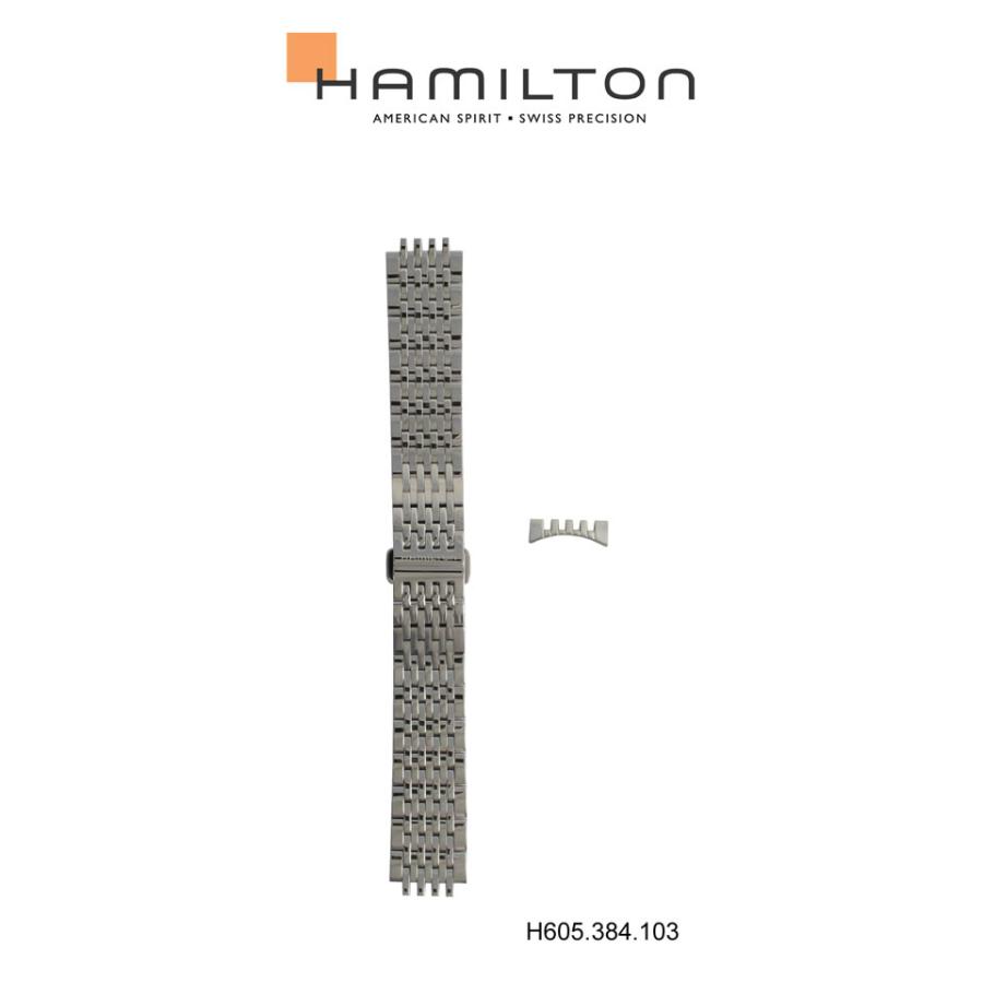 ハミルトン 腕時計 HAMILTON 純正 メタルブレスレットイントラマチック用 時計  20mm HAMILTON H695384103｜yuubido-oyabu｜07