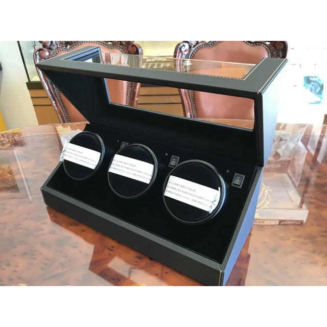 ウォッチ ワインディングマシーン オリジナル 3本用収納 時計ケース 合