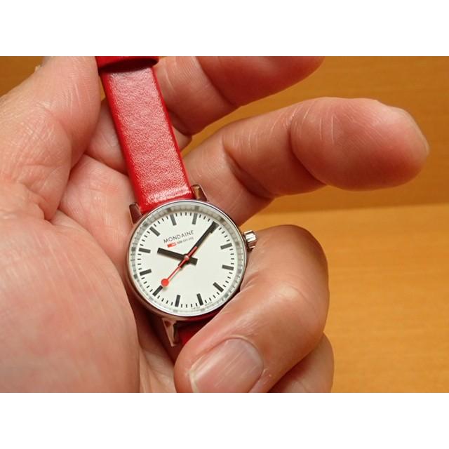 モンディーン 腕時計 MONDAINE エヴォ2 26mm レッドレザー MSE.26110 