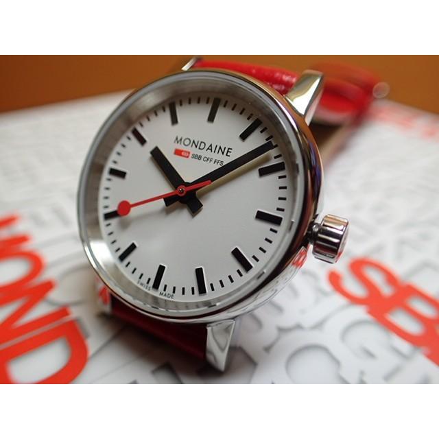 モンディーン 腕時計 MONDAINE エヴォ2 26mm レッドレザー MSE.26110 