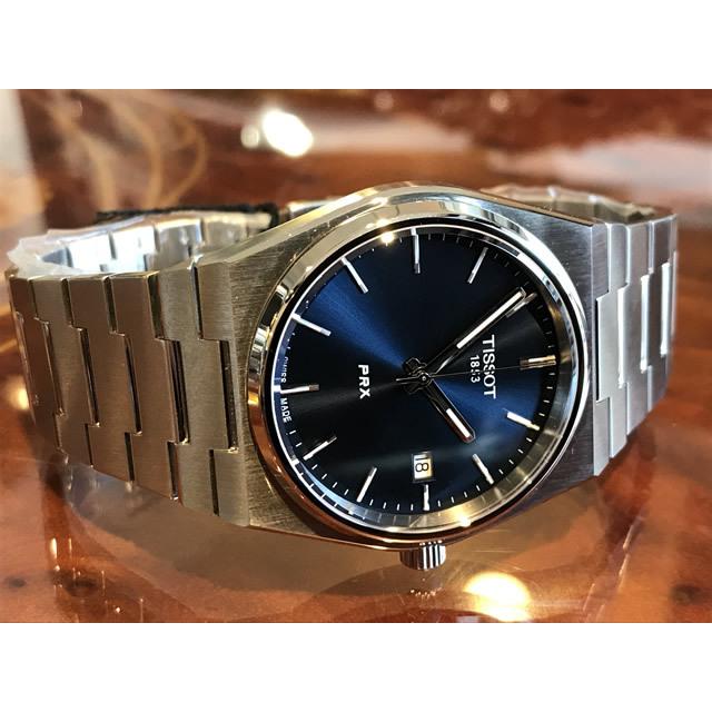 0円 激安通販販売 TISSOT ティソ PRX ネイビーブルー 文字盤 美品 0円 激安通販販売 TISSOT ティソ PRX ネイビーブルー 文字盤 美品
