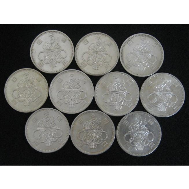 東京オリンピック記念 100円銀貨 昭和39年(1964) 10枚セット 美品 記念
