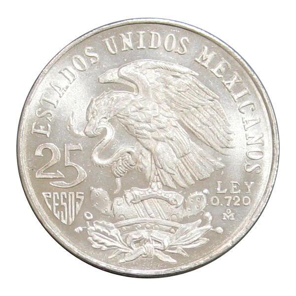 メキシコオリンピック 25ペソ銀貨 1968年 美品 (現品限り) :i2020-11-38:yuuhiflower - 通販 -  Yahoo!ショッピング