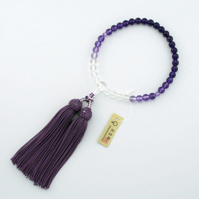 日本産の本水晶（紫色）