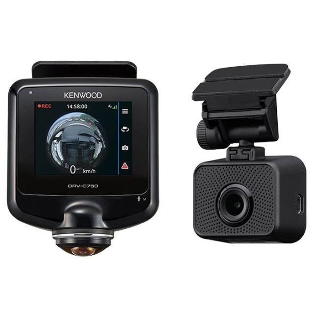 ケンウッド DRV-C750R 360°カメラ+リアカメラ ドライブレコーダー