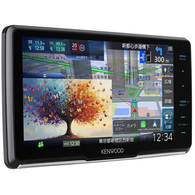 ケンウッド　フローティング　9インチ MDV-M912F CarPlay 彩速ナビ MDV-M912F 9V型フローティングナビ ワイヤレス「Apple