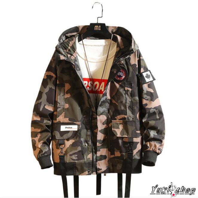 メンズ ジャケット スカジャン 迷彩柄ジャケット ブルゾン フライト