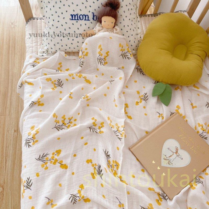 日本製 ガーゼケット コットン ベビーブランケット かわいい おしゃれ ２重ガーゼ おくるみ 新生児 お風呂上り 出産 産後 タオルケット お昼寝 赤ちゃん 防菌防ダニ おくるみ ブランケット Color 02 Www Sustentec Com Br