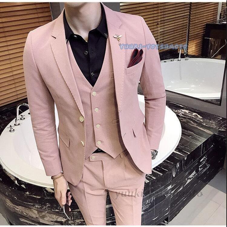 メンズ スーツ 韓国風 入学式 卒業式 フォーマル 披露宴 ビジネス オフィス 就活 結婚式 お洒落 通勤 メンズスーツ カジュアルスーツ スリムスーツ 3点セット Ll0902 Fssuit133 四元優希 通販 Yahoo ショッピング