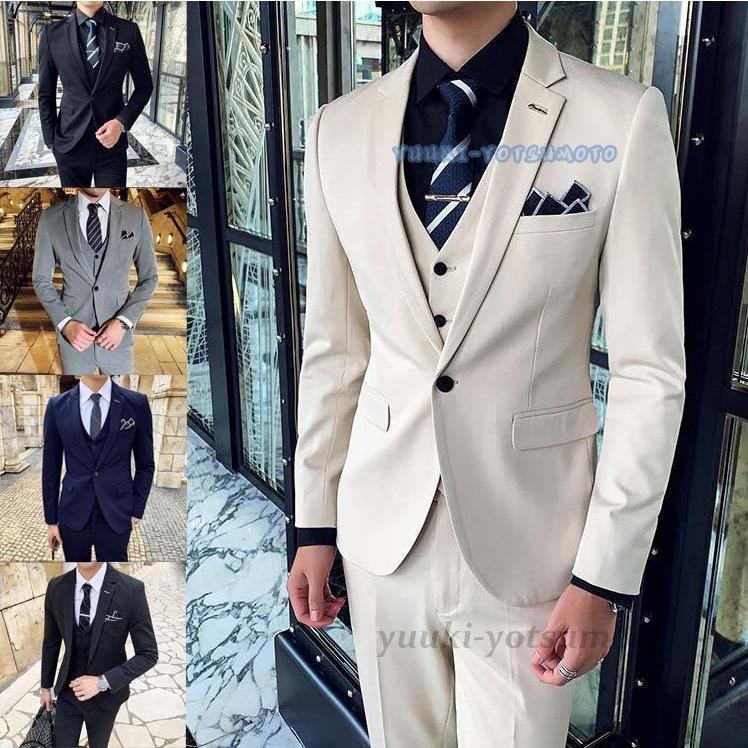 ビジネススーツ メンズ スーツセットアップ 2点セット ジャケット パンツ フォーマルスーツ 結婚式スーツ シングルボタン スリムスーツ 夏 パーティー 紳士服 Ll0902 Fssuit945 四元優希 通販 Yahoo ショッピング