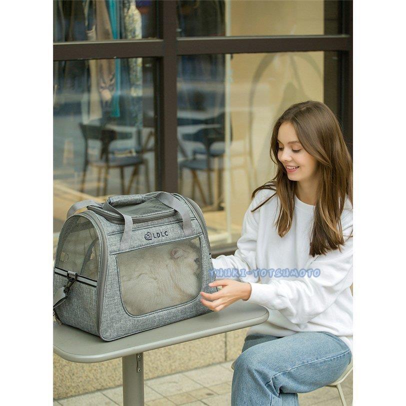 猫キャリーバッグ 人気 猫のキャリーバッグ ペットキャリーバッグ 犬キャリーバッグ 通気性 ショルダー