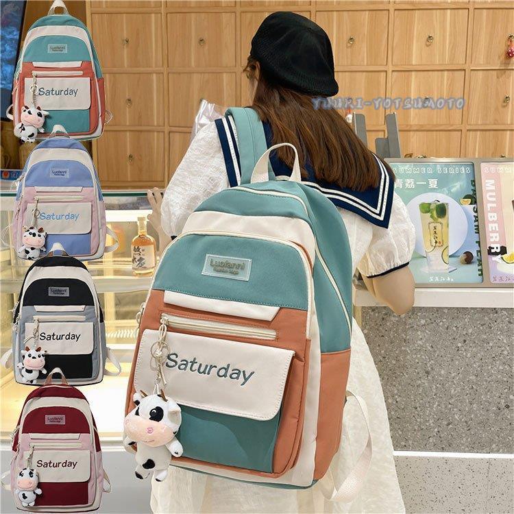 リュック 通学 女子 韓国 中学生 小学生 カラフル 高校生 女の子 リュック遠足 通学 通塾 入学式 入学準備 大きさ 大容量 大学生 多収納 キッズ リュックサック Lp4lcweayw ベビー キッズ マタニティ Mphss Edu Pk